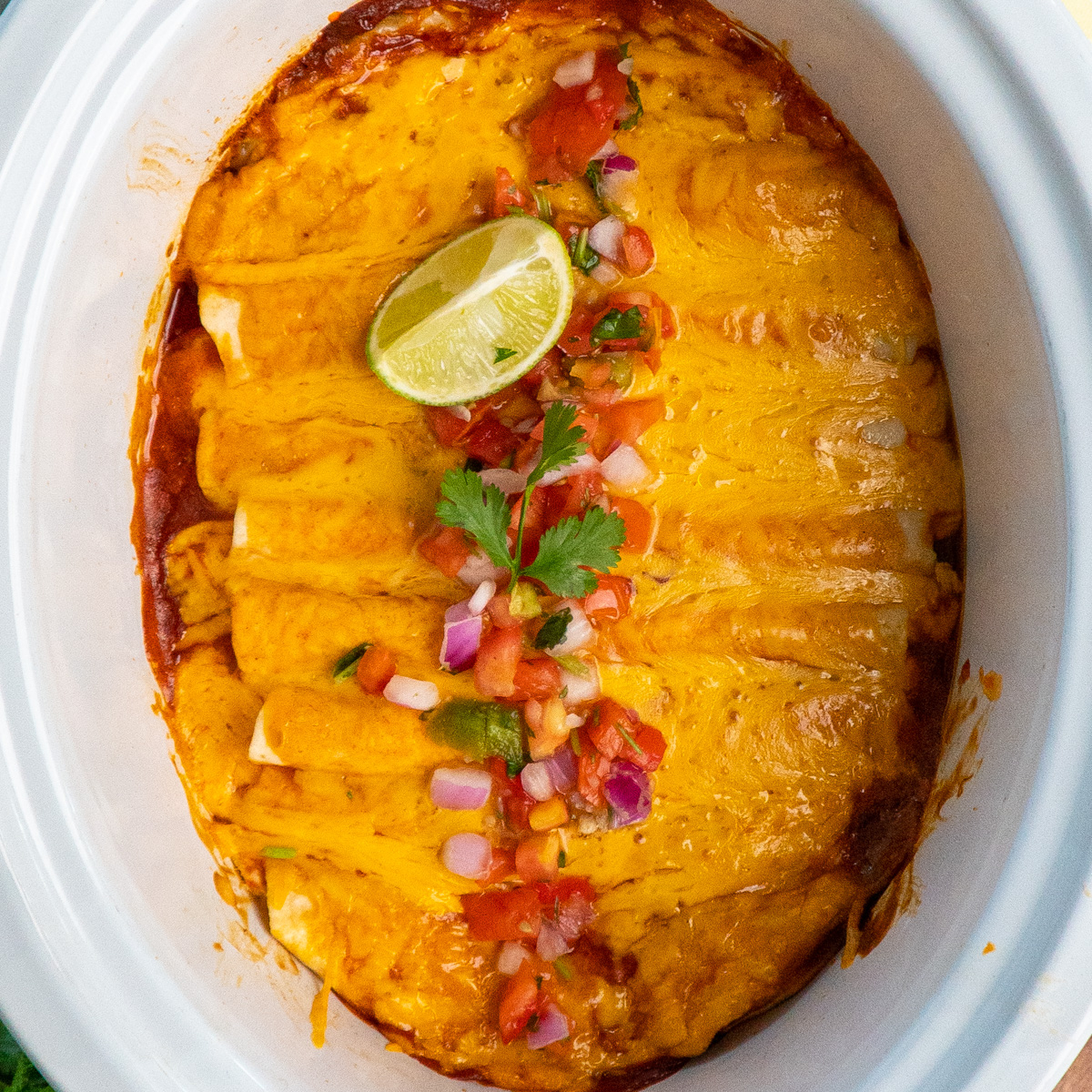 Viral Slow Cooker Chicken Enchiladas: An Effortless One-Pot Meal